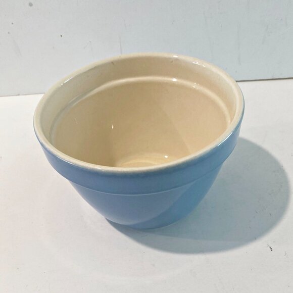 Crate & Barrel Small Mixing Bowl Blue Portugal - Picture 2 of 6